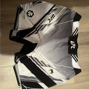 UFC Monochrome Graphic Fight Shorts